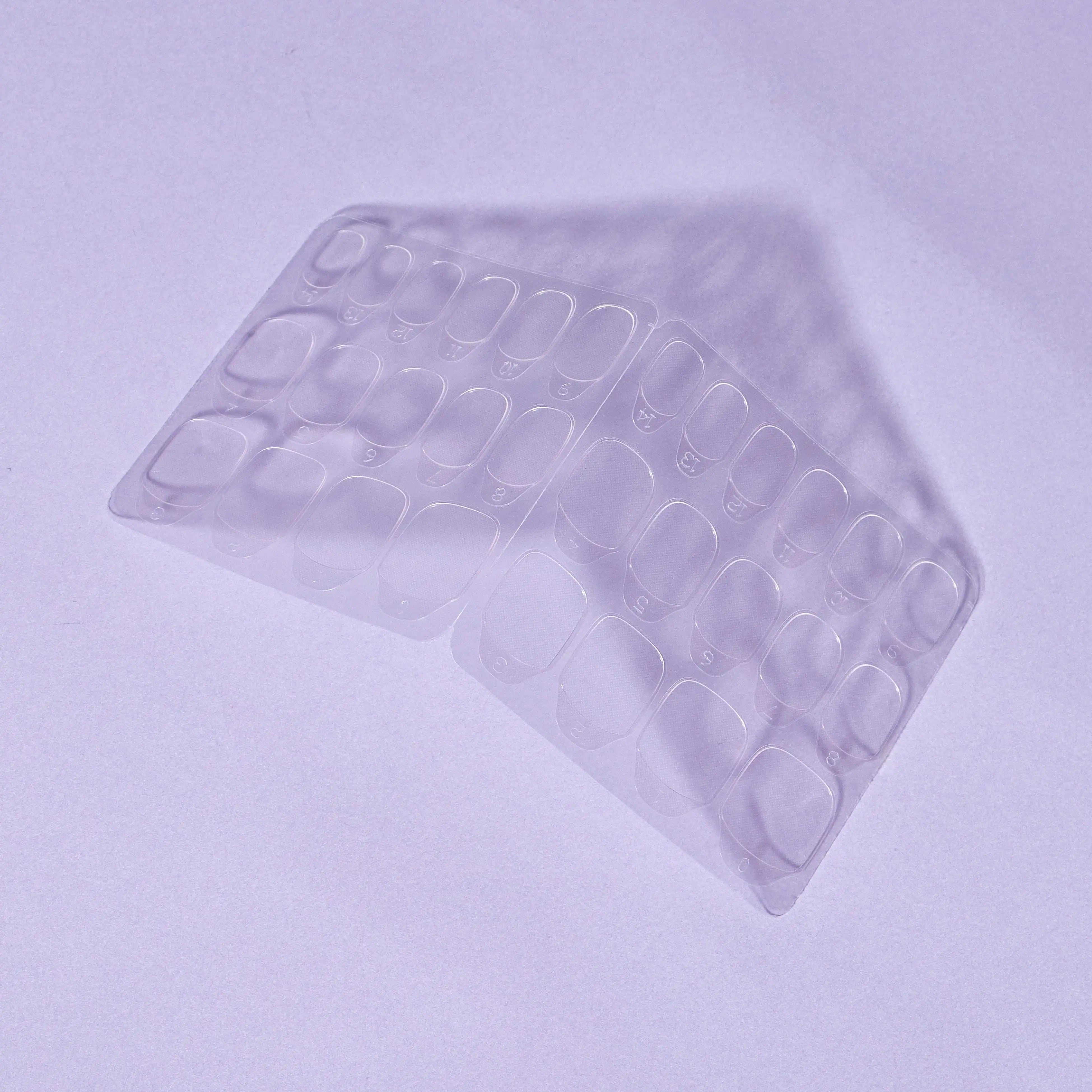 Pretty Pro - Super Adhesive Tabs For Press On Nails - 24 Pieces & 12 Sizes  (40123)